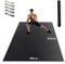 HAPBEAR Extra Groß Breit Sportmatte Fitnessmatte Gymnastikmatte rutschfest-Yogamatte 244m x 183cm x 8mm Dicke, Hoher Dichte Ultra Haltbar PVC,Trainingsmatten mit Fitnessbänder, Schuhfreundlich-05