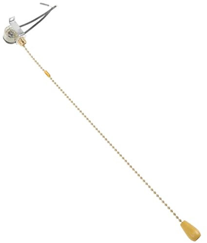 HOMOCONO Ceiling Light Pull Chain Extension 13inch Pull Cord Switch for Ceiling Fans Bathroom and Home Lighting Fixtures Easy to Install and Replace