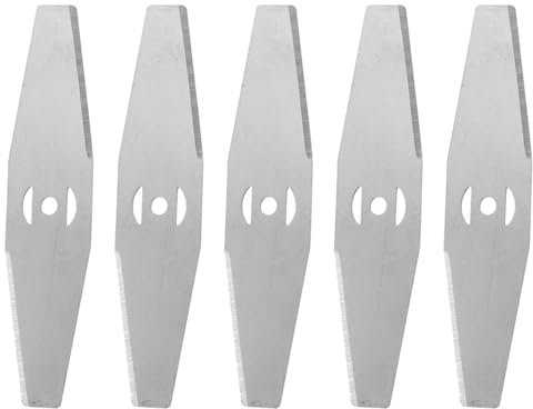 CWPFVQA 5 Lame per Tosaerba, Lame per Decespugliatore, Lame di Ricambio per Tosaerba A Batteria, Lame di Ricambio per Tosaerba Elettrico, Accessori per Tosaerba, Forniture da Giardino