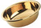KICHOUSE Golden Bowls for Kitchen Big Mixing Bowl Vintage Washing Basin Pan Stainless Steel Serving Plate for Mixing, Cooking, Baking, Prepping