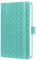 SIGEL J6102 Wochenkalender 2026 A6, petrol, Hardcover, Gummiband, Stiftschlaufe, Einstecktasche, 174 Seiten, vegan, aus nachhaltigem Papier, Terminplaner Taschenkalender Jolie