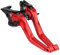 Bremshebel Für FZ-10 Für FZ10 Für MT-10 Für MT 10 MT10 2016-2021 CNC Kurze Einstellbare Bremskupplungshebel Motorradgriffe Hebel Bremsgriff(Red)