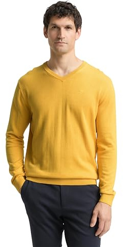 TOM TAILOR Herren 1039811 Strickpullover mit V-Ausschnitt