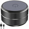 SGZIOO Knochenleitungslautsprecher, Mini Bluetooth Lautsprecher, Stereo-Sound Resonanz Lautsprecher mit Saugnapf, Tragbarer Kabelloser Mini Speaker Wasserdicht für Hause, draußen, Reisen (Schwarz)