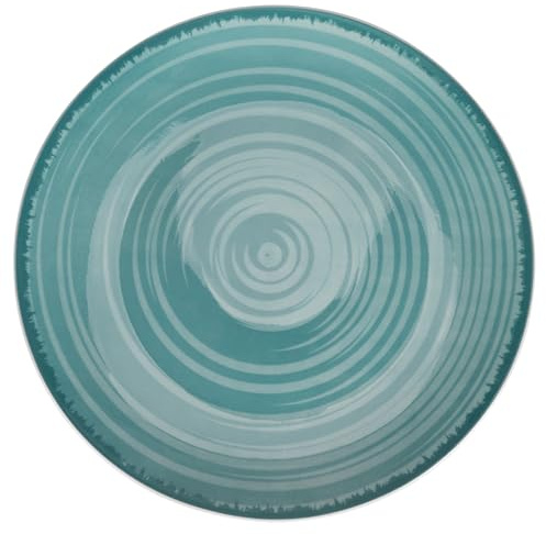 Set aus 6 Obsttellern aus Porzellan Ø 19 cm, Baita Acqua