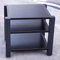 Armadio Audio HiFi Rack,Mobile Stereo Hi Fi Porta Elettroniche in Legno,Rack Audio da Pavimento A 2/3/4 Strati,Supporto Multimediale AV,per Soggiorno, Sala Giochi(Black,2tier-60x52x34cm)