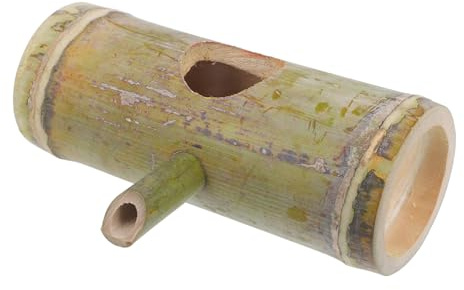 Cabilock Fontaine À Eau en Bambou pour Jardin Et Terrasse DéCoration Naturelle avec Bec De Fontaine ExtéRieure Et Jet d'eau pour Ambiance Paisible