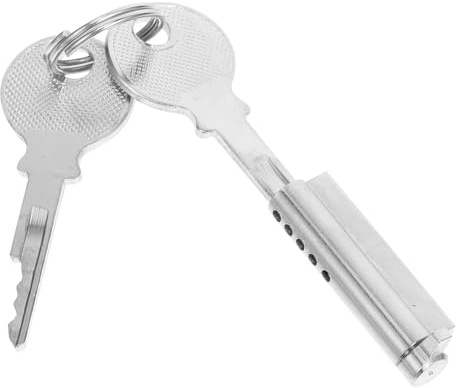 WHAMVOX Freezer Cabinet Lock with 35mm Cylinder and 1 Key – Refrigerator Fridge Freezer Door Lock Replacement for Glass Doors in Supermarkets and Stores