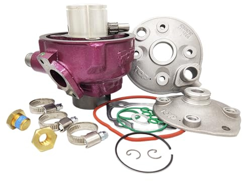 9921160 - KIT CILINDRO TOP VIOLA CON TESTA SCOMPONIBILE 70 COMPATIBILE CON F12 PHANTOM LC 50 1994-2004 MBK NITRO 50 1997-2004 AEROX 50 1997-2012 F15 FIRE FOX 50 1996-1998