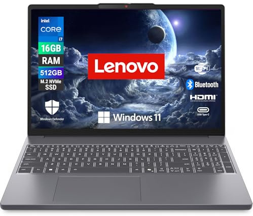 Lenovo IdeaPad - Notebook Display 15.3'' IPS - Intel i7-13620H 10 Core 3.60Ghz - Ram 16Gb SSD 512Gb - Windows 11 Pro - Luna Grey