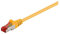 Wentronic 93210 - Cable Ethernet, Cable de Internet, Cable de Datos con Conectores RJ45 (0.25 m, SSTP, PIMF, Cat 6), Color Amarillo