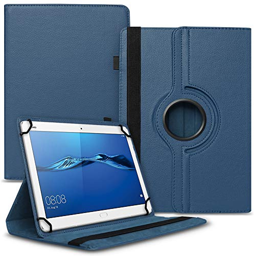 Schutzhülle kompatibel für Huawei Mediapad T1 T2 T3 T5 10 Tablet Robuste Universal Tablet Hülle Tasche Standfunktion 360° Drehbar Cover Case