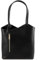 Tuscany Leather. Patty - Schultertasche aus Saffiano Leder - TL141455 (SCHWARZ)