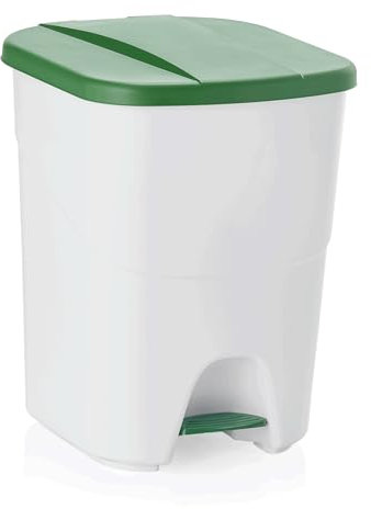 WAS 1143 402 Polypropylen Treteimer-System, Klick-System, Apfelgrün, 40 L, 39.5cm Länge, 35cm Breite, 47cm Höhe