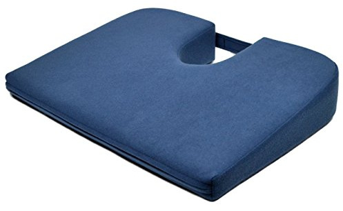 Tush Cush Original Orthopedic Seat Cushion - Navy Fabric