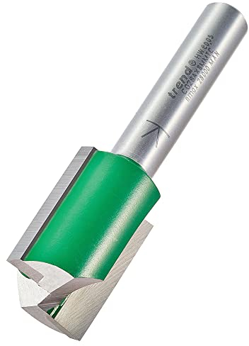 Trend Fraise à deux flûtes, 18,0 mm de diamètre, pour une utilisation sur les bois tendres, les bois durs, le MDF, le contreplaqué et les panneaux de particules, C028AX8MMTC