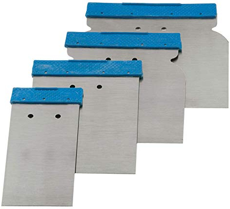 SW-Stahl Japan Spatola Set 4 pezzi metallo esecuzione, 91301L