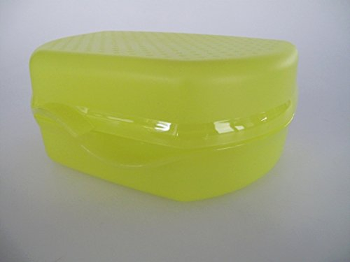 TUPPERWARE To Go Snacky limette Brotbox Kindergarten Pausenbrot Sandwich Dose 7545