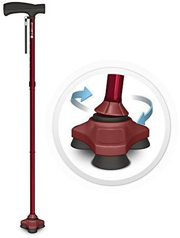 HurryCane - The All-Terrain Cane; Freedom Edition - Roadrunner Red by HurryCane