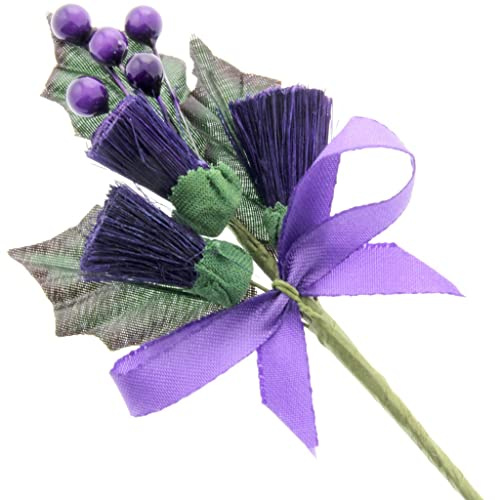 Corsage Creations - Large Thistle Corsage - Purple (6pcs per pk)