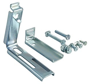 Marley Wellplattenhalter 2-tlg. verzinkt, 2 Stück