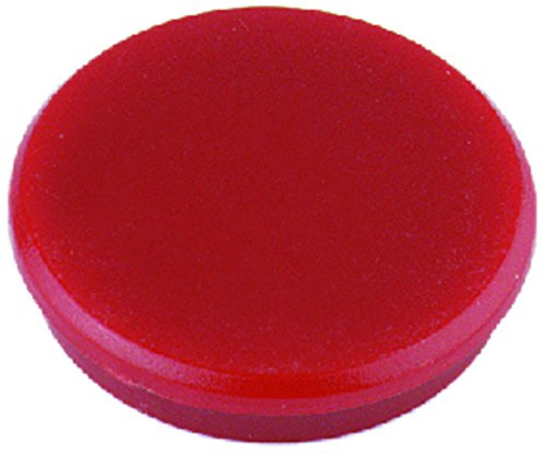 Haftmagnet rund, Tragkraft 800g, 32mm ø, 7mm hoch, rot