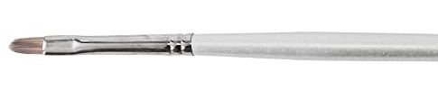 Daler-Rowney Cryla Acrylic Brush, Firm Synthetic Hair, Long Handle, Filbert, 0