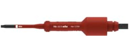 Wiha Wechselklinge electric TORX® für Drehmoment-Schraubendreher mit Pistolengriff (38931) T15 x 132 mm, 5,5 Nm, VDE-geprüft, stückgeprüft
