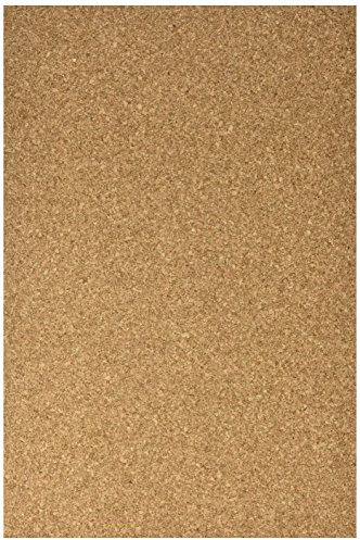 Faibo 616-2 - Pack de 10 láminas de corcho, 30 x 45 cm, color marrón