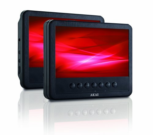 Reproductor DVD portátil 2 pantalla Akai APD710T