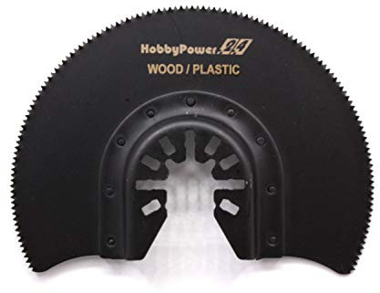 Hobbypower24© Zubehör für Multimaster Multi Cutter Multifunktionswerkzeug Fein Bosch Makita (Segmentsägeblatt Holz 88mm)