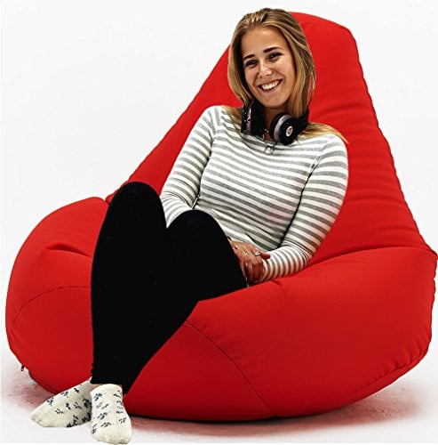 Beautiful Beanbags - XXXL Giant Highback Beanbag - Red