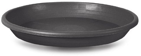 Blim Soucoupe carrée pour pot de fleurs Anthracite 42 x 42 cm