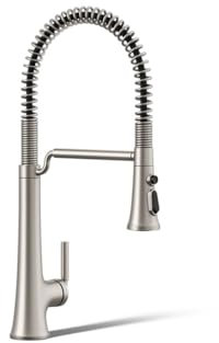 KOHLER 23765-VS Tone Semi Professional Kitchen Faucet, Vibrant Stainless