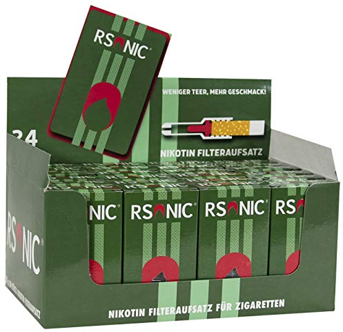 RSonic Zigarettenfilter 1200 Mikrofilter, Porös und fein, 40 Packungen mit 30 Filtern, Reduziert Teer und Nikotin