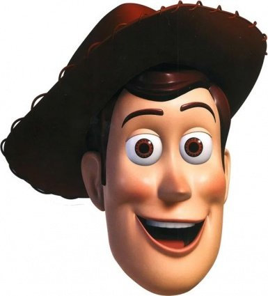 Star Cutouts - Stsm50 - Masque pour Adulte Woody - Toy Story