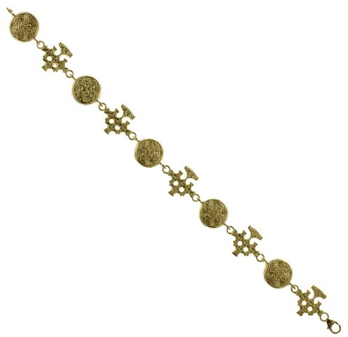 Ostsee-Schmuck Damen-Armband 925/000 Sterlingsilber vergoldet