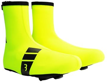 BBB Cycling Fahrrad Überschuhe Winter Herren und Damen | Kälteschutz Thermo Uberschuhe Rennrad MTB Multistretch-Neopren HeavyDuty | OSS BWS-02B, Neon Yellow