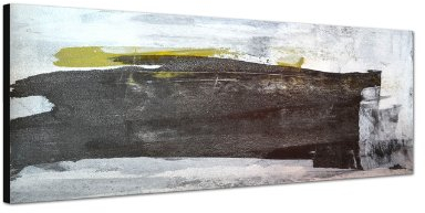 Augenblicke Wandbilder Keilrahmenbild Wandbild 150x50cm Malerei Kunst abstrakt schwarz/weiß
