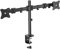 DIGITUS Soporte Dual Con Sujeción Inclinable Para Monitores 15/27 VESA 100x100 Max 16Kg