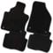 Bär-AfC Auto Fußmatten Premium passend für Nissan Qashqai J10 +2 2008-2013, Autoteppiche Velours Schwarz, Rand Kettelung Schwarz, Set 6-teilig, NI02636