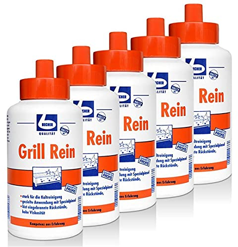 5X Dr. Becher Grill Rein für Grills, Fritteusen / 1 Liter