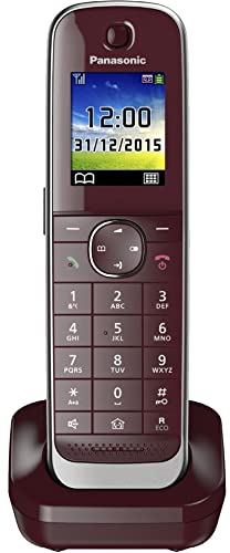 Panasonic KX-TGJA30EXR Mobilteil inkl. Ladeschale, Weinrot