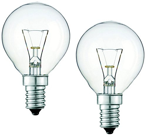 SPARES2GO Light Bulb Lamp for Bosch Oven Cooker (Pack of 2, 40w, SES, E14)