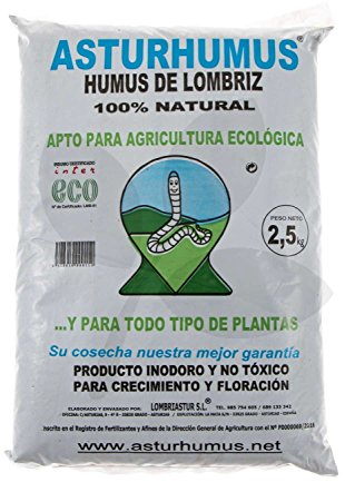 Asturhumus - Humus per lombrichi 100% bio, 2,5 kg
