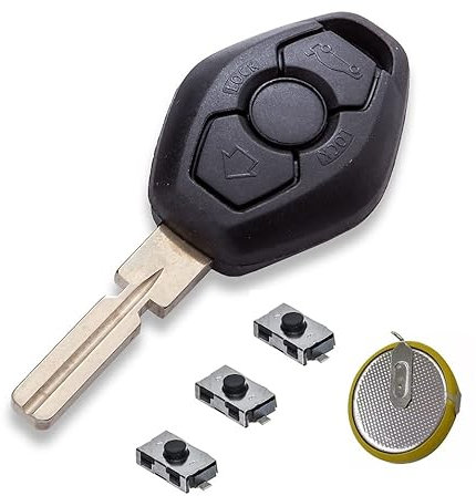 Automobile Locksmith Repair Kit - for BMW 3 button remote key with HU58 blade
