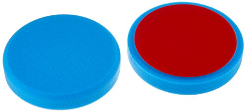 ALCLEAR 5516030B_2 5516030B Schleifpad, Medium, Durchmesser : 160 x 30 mm, blau, Auto Polierschwamm 2er Set für Autopflege mit Poliermaschine