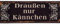 Crispe home & garden Blechschild Draußen nur Kännchen Shabby Chic Nostalgie Antik Metallschild 13 X 36 cm