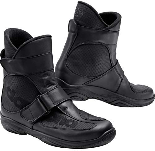 Daytona Boots, scarpe da moto da uomo e da donna, stivali corti da motociclista XCR, unisex, Tourer, per tutto l'anno, Nero , 50 EU