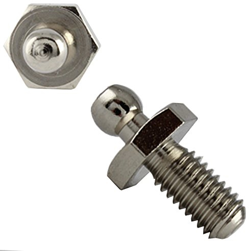 1 Stück LOXX® Unterteil Schraube mit metrischem Gewinde M5 x 10 mm - Vernickelt